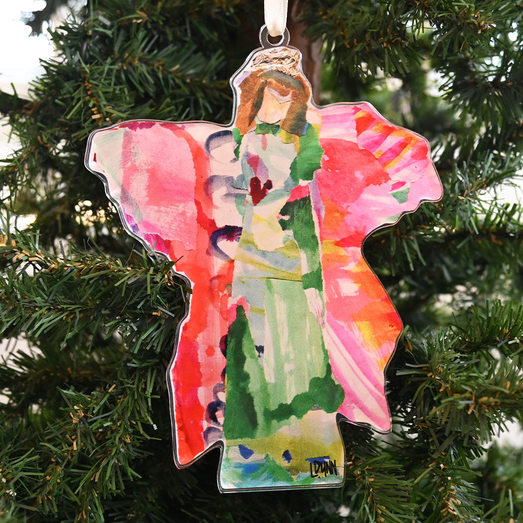Angel Acrylic Ornament Harper - TheMississippiGiftCompany.com