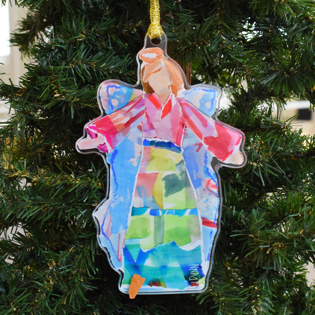 Angel of Joy Acrylic Ornament - TheMississippiGiftCompany.com