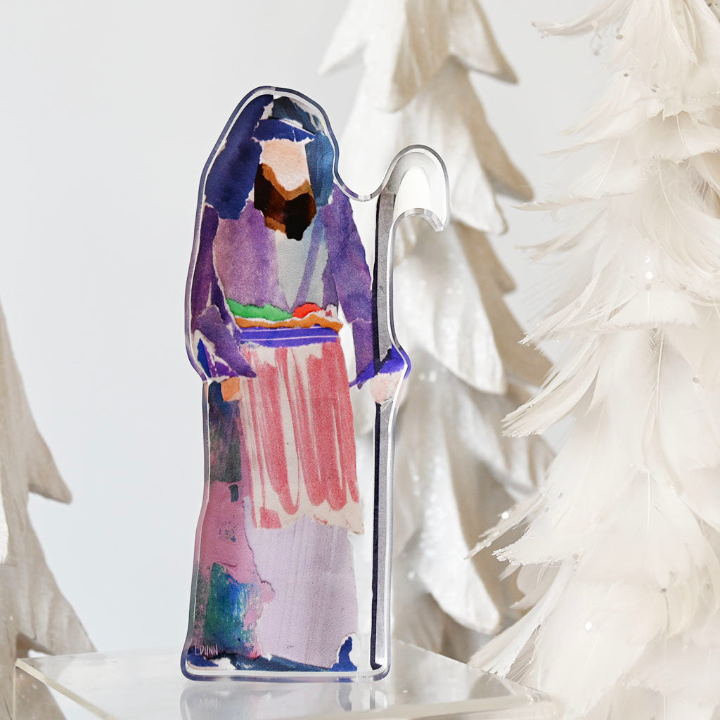 Blue Shepherd Acrylic Block - TheMississippiGiftCompany.com