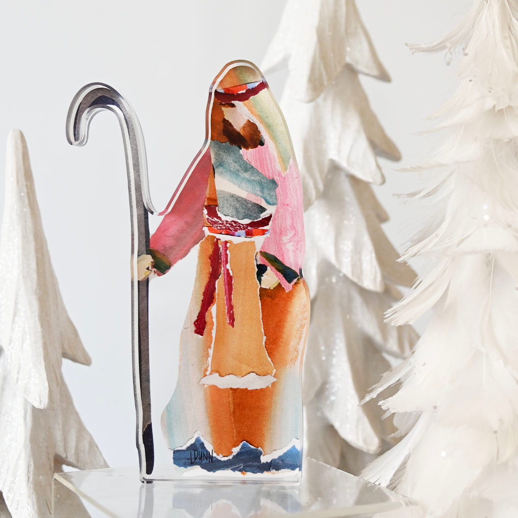 Red Shepherd Acrylic Block - TheMississippiGiftCompany.com