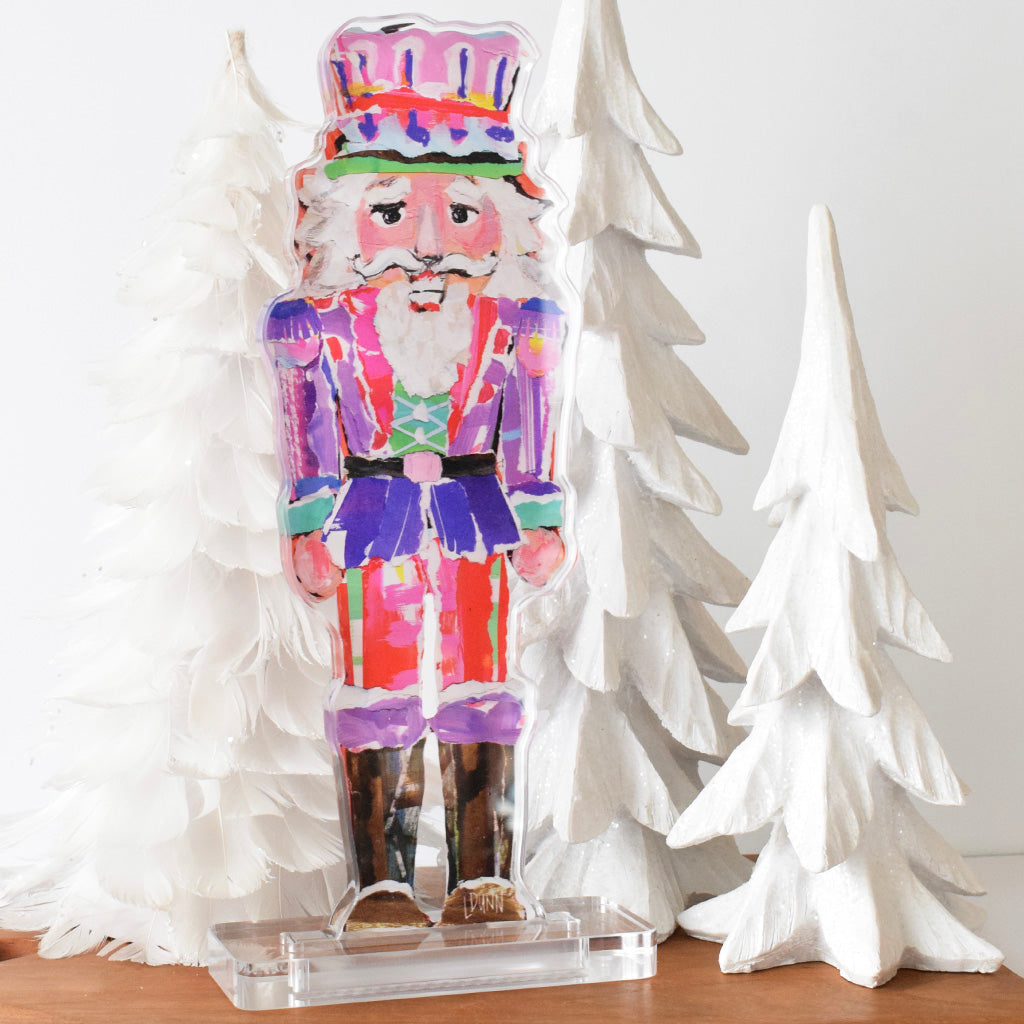 Sir Bigsby Nutcracker Acrylic Block - TheMississippiGiftCompany.com