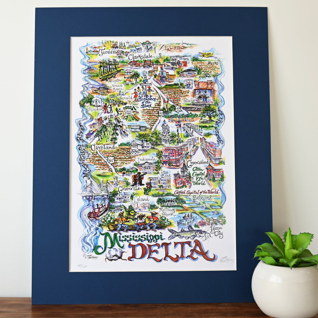Mississippi Delta Print