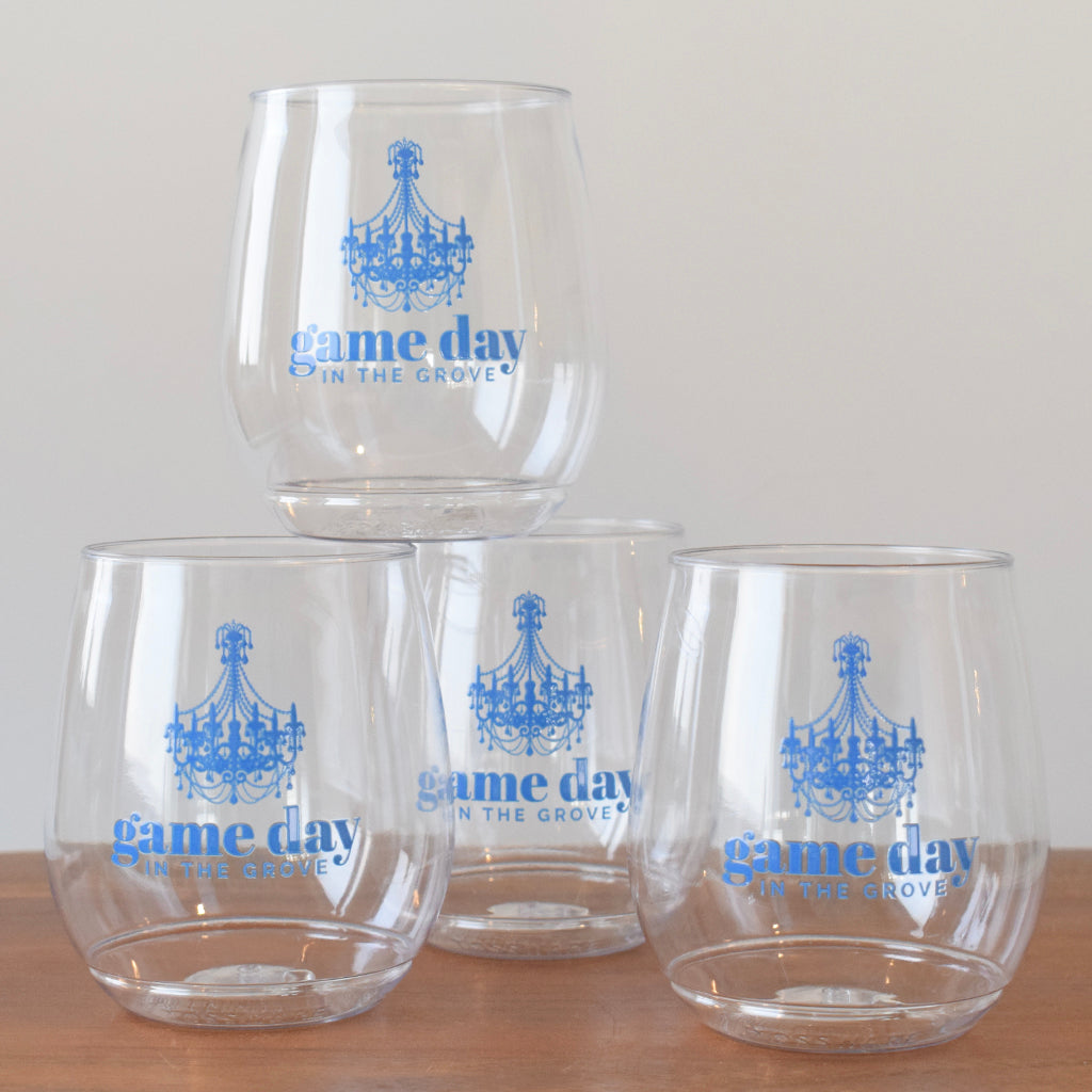 Game Day in the Grove Wine Cups - TheMississippiGiftCompany.com
