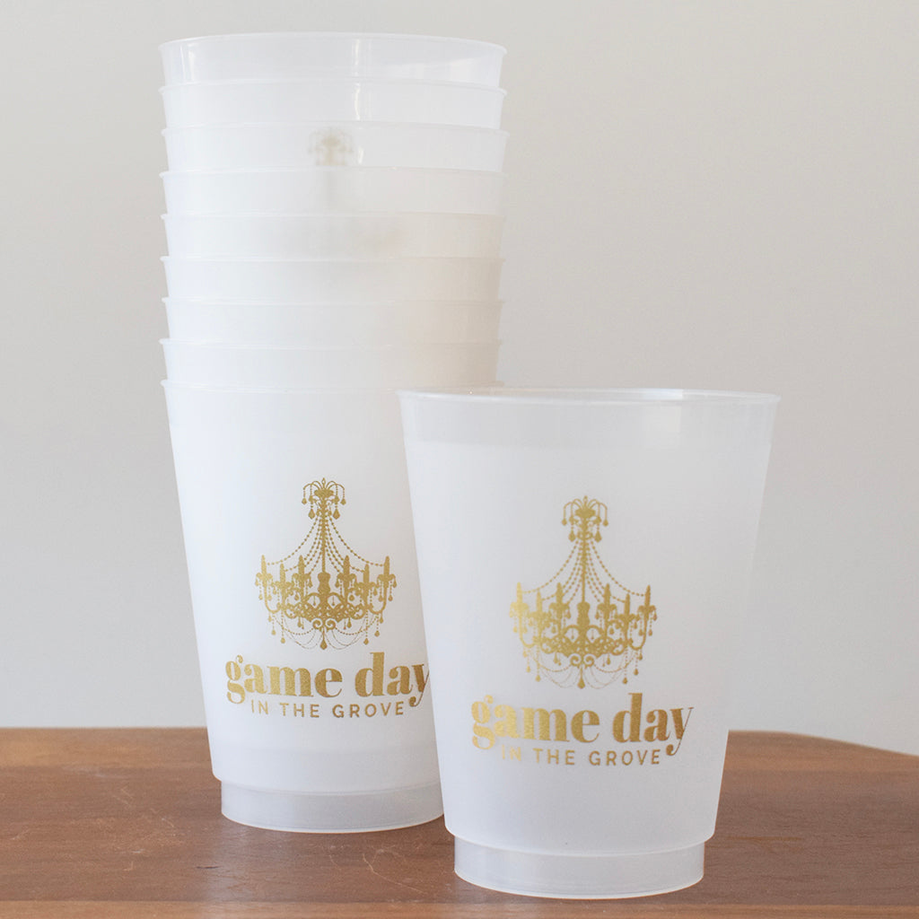 Grove Gold Frosted Cups - TheMississippiGiftCompany.com