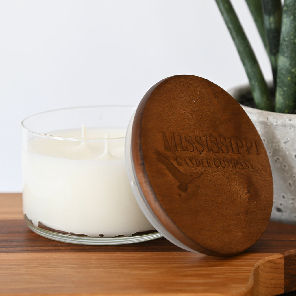 3 Wick Candle - Delta Cotton - TheMississippiGiftCompany.com