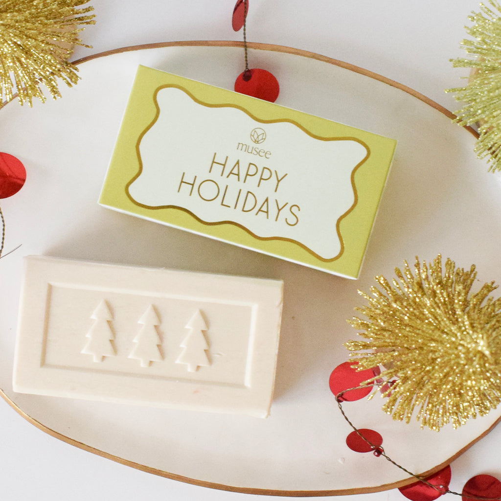 Happy Holidays Bar Soap - TheMississippiGiftCompany.com