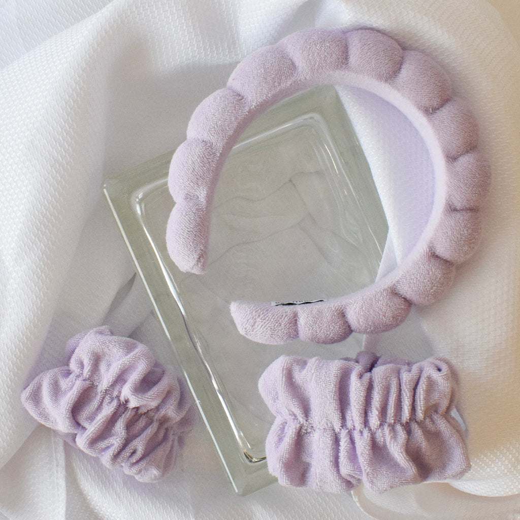Lavender Headband & Wristband Set - TheMississippiGiftCompany.com