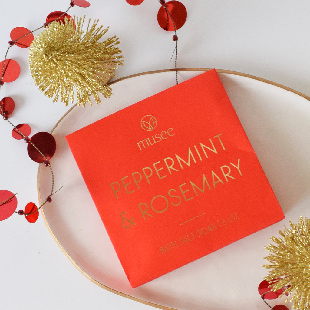 Peppermint & Rosemary Mini Salt Soak - TheMississippiGiftCompany.com