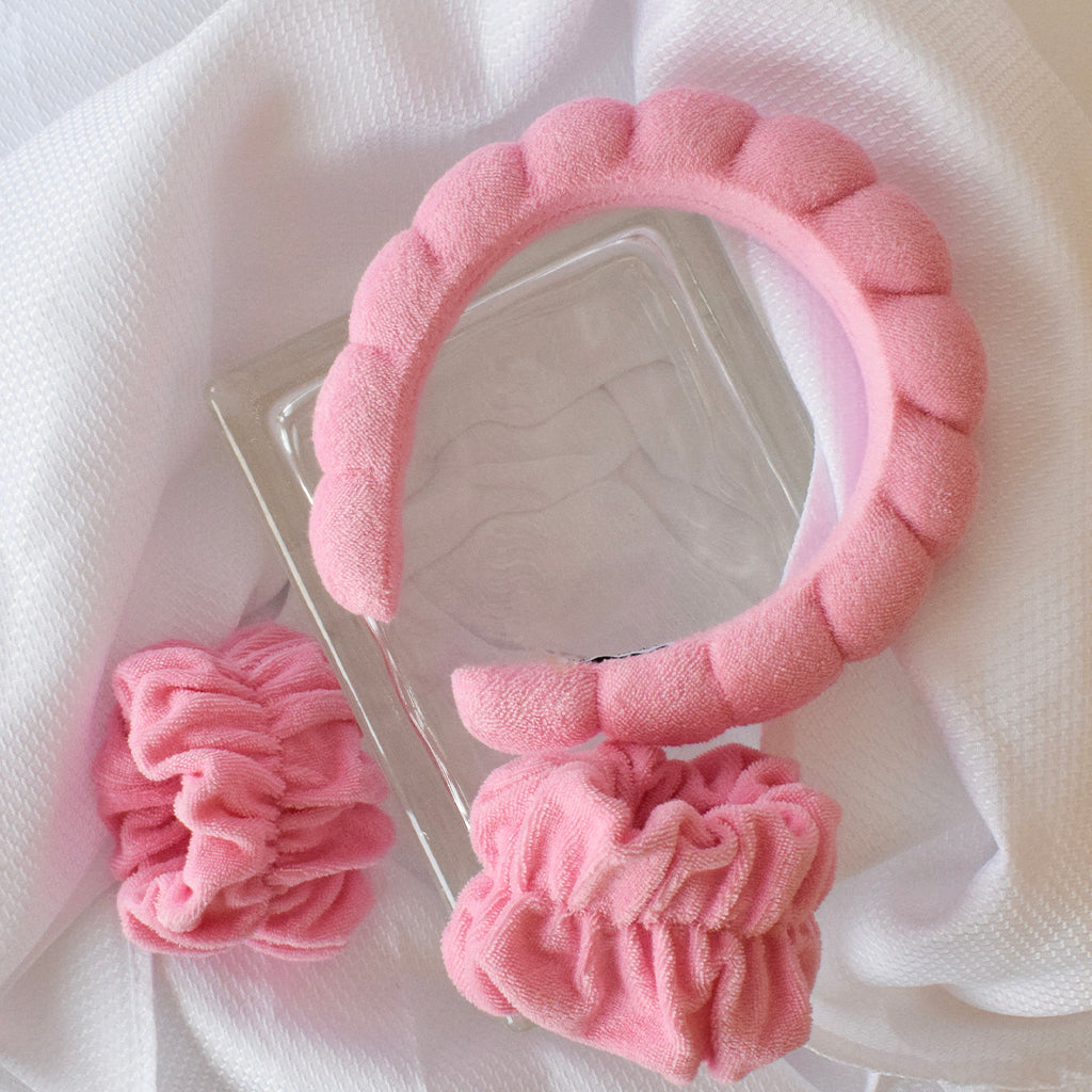 Pink Headband & Wristband Set - TheMississippiGiftCompany.com