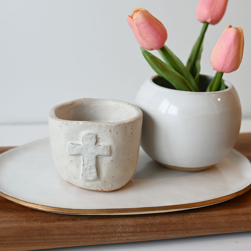 Cross Candle 4 oz. | Mississippi made product handcrafted by local