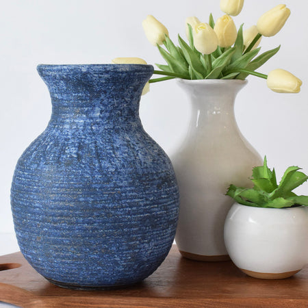 Peter's Pottery Large Blue Vase
