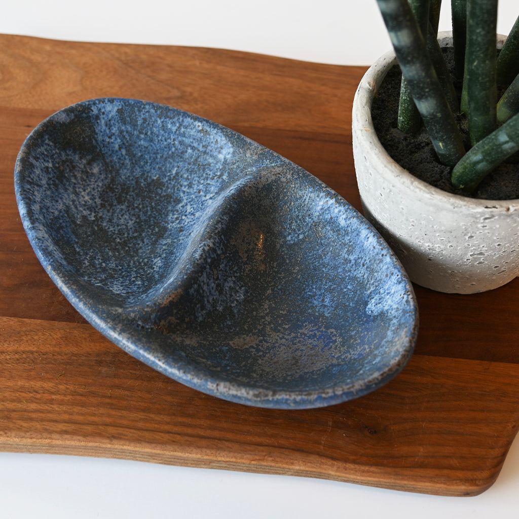 Divided Bowl Blue
