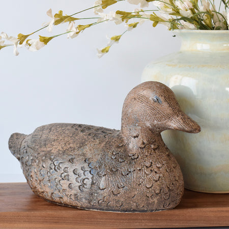 Peter's Pottery Duck Peabody Nutmeg