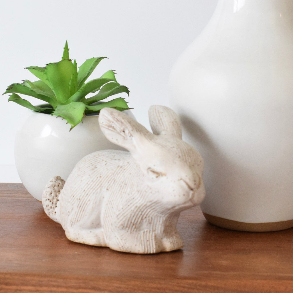 Scooter Rabbit White | Mississippi made product handcrafted by