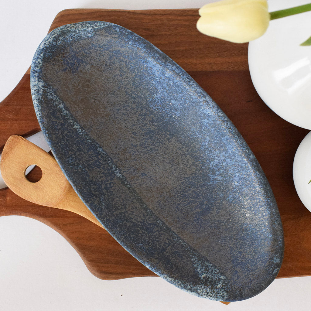Small Bread Tray Blue - TheMississippiGiftCompany.com
