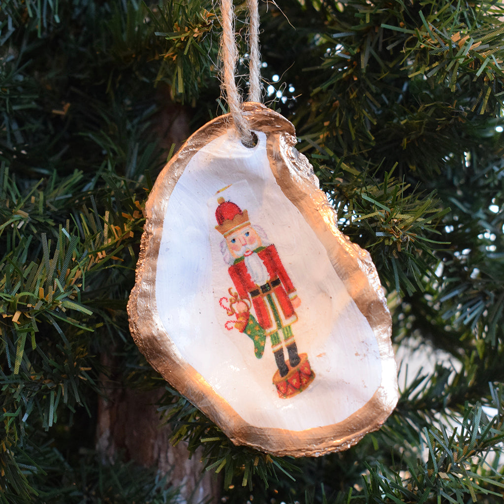 Nutcracker Oyster Ornament - TheMississippiGiftCompany.com