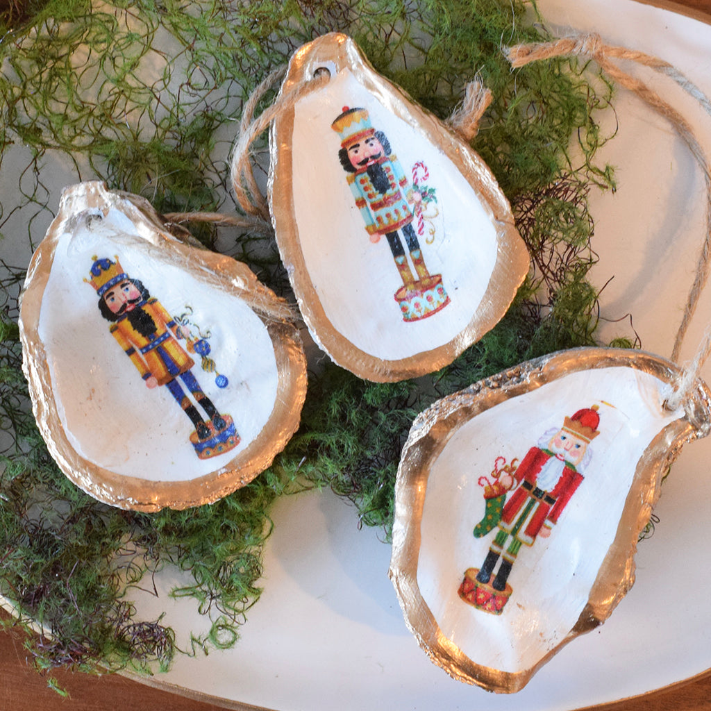 Nutcracker Oyster Ornament - TheMississippiGiftCompany.com