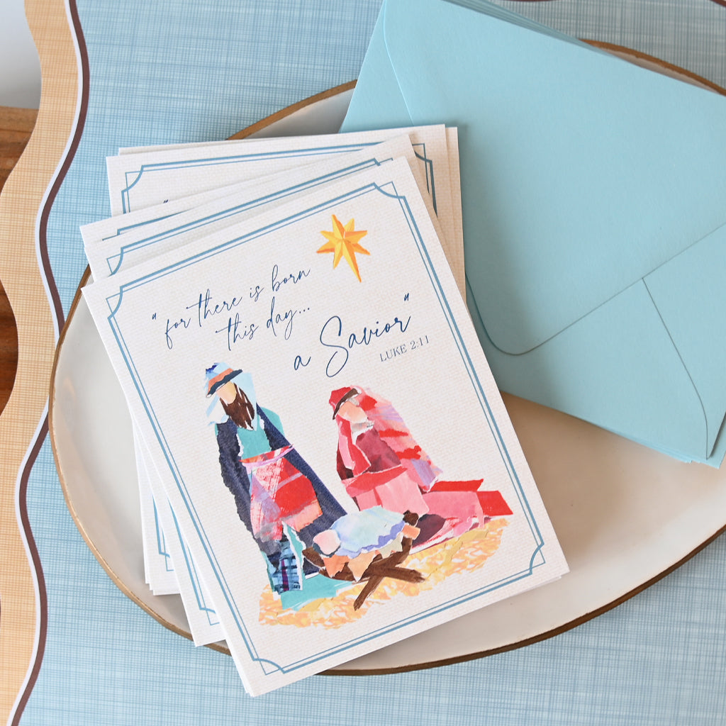 Luke 2:11 Greeting Cards Set - TheMississippiGiftCompany.com