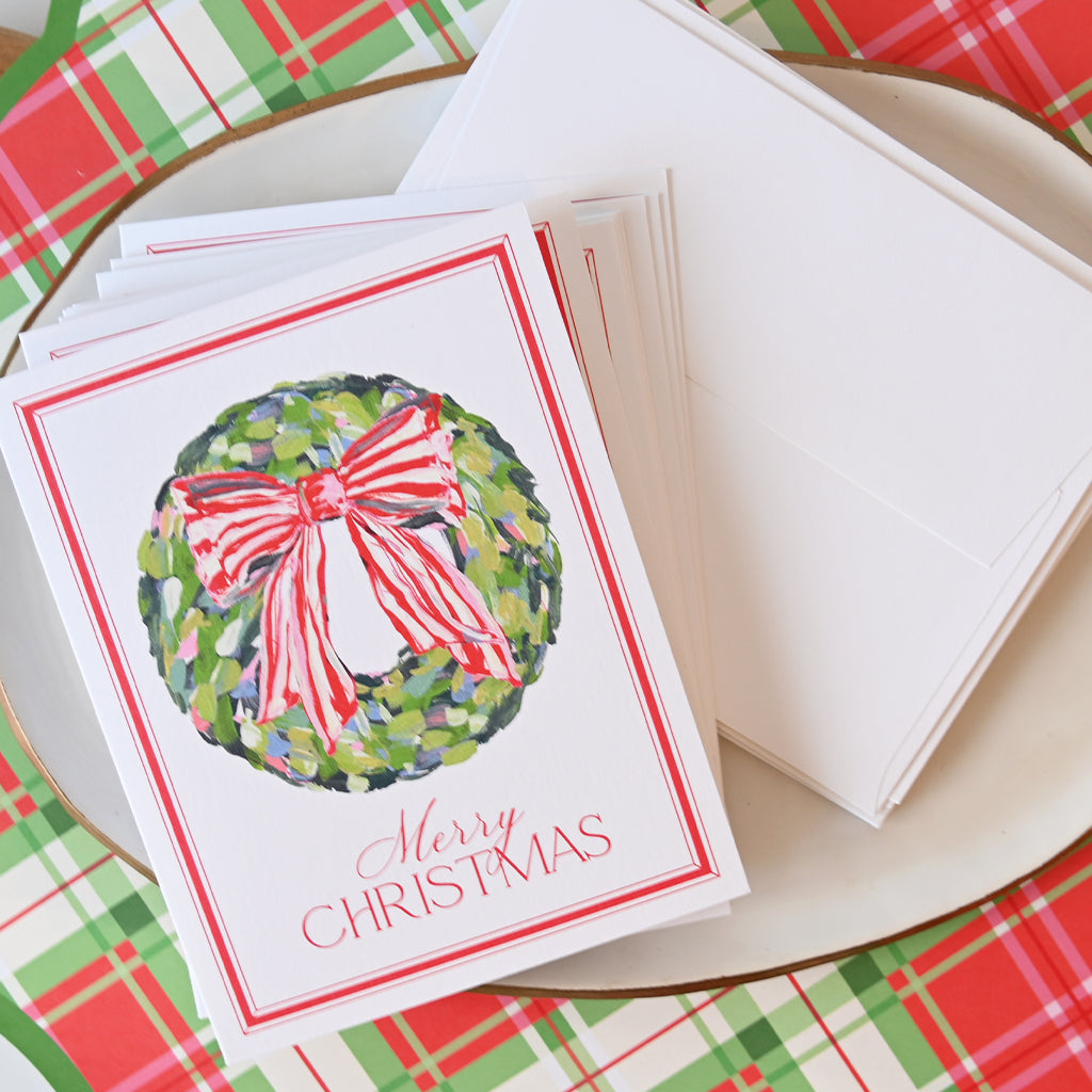 Merry Christmas Greeting Cards Set - TheMississippiGiftCompany.com