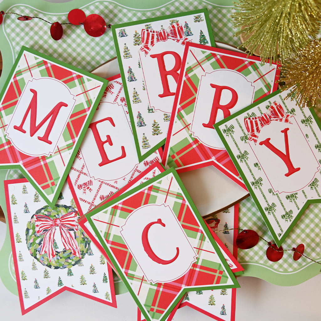 Merry Christmas Party Banner - TheMississippiGiftCompany.com