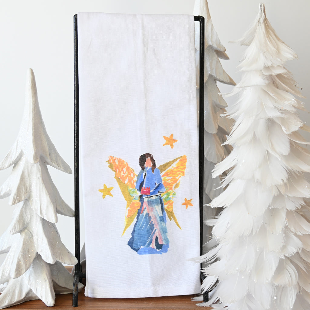 RB Nativity Angel Hand Towel - TheMississippiGiftCompany.com