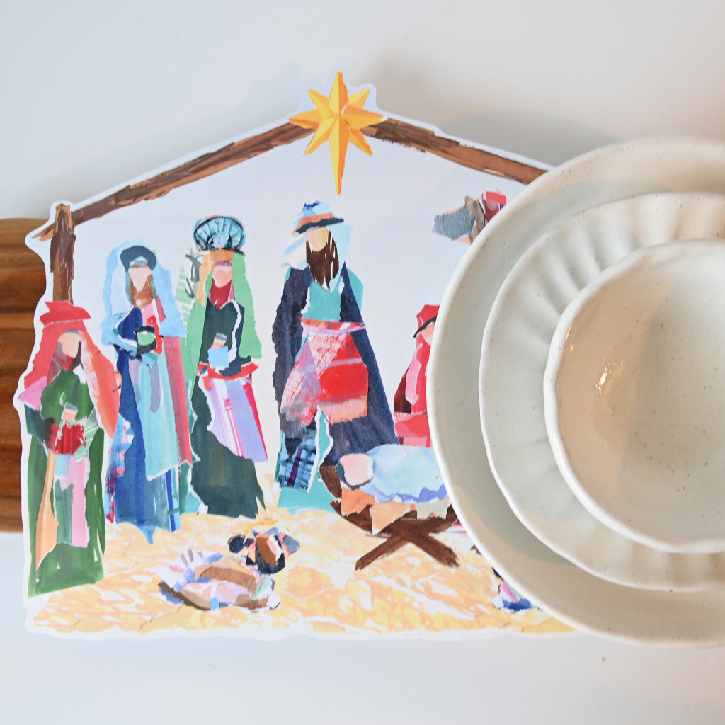 Nativity Paper Placemats - TheMississippiGiftCompany.com
