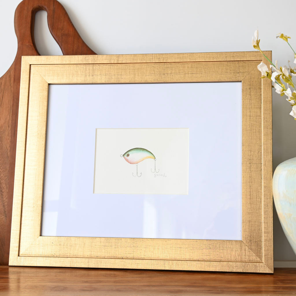 Original Watercolor Fishing Lure