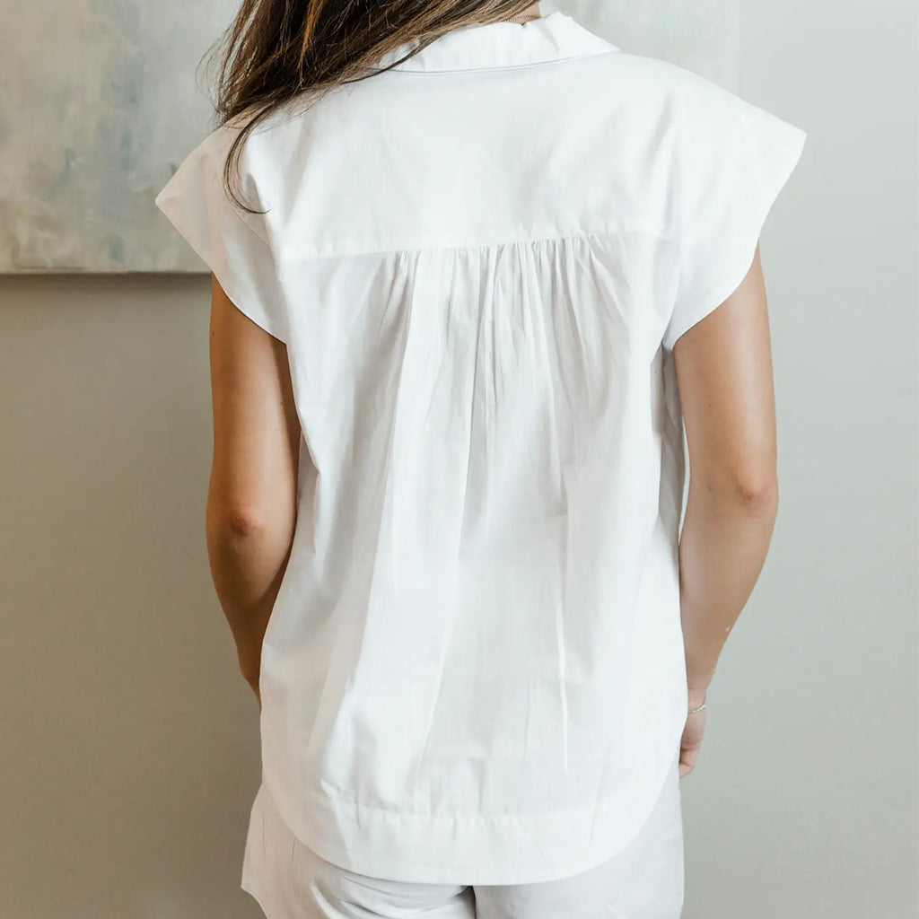 Heirloom Button Top - TheMississippiGiftCompany.com