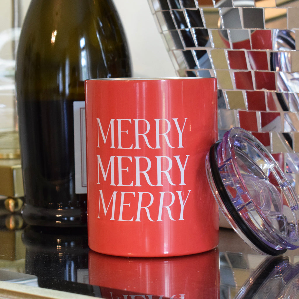 Merry Merry Merry Tumbler - TheMississippiGiftCompany.com