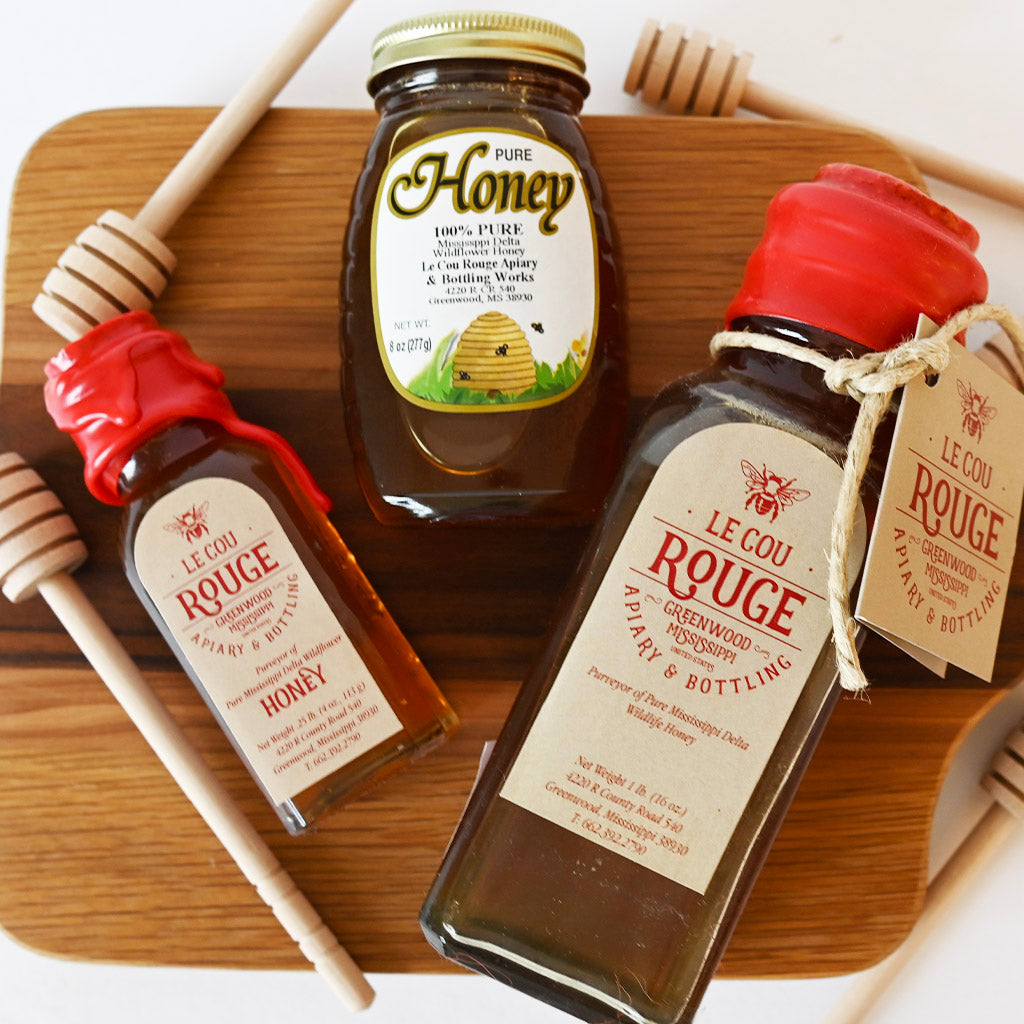 Le Cou Rouge Honey 8 oz. | Mississippi made product handcrafted by