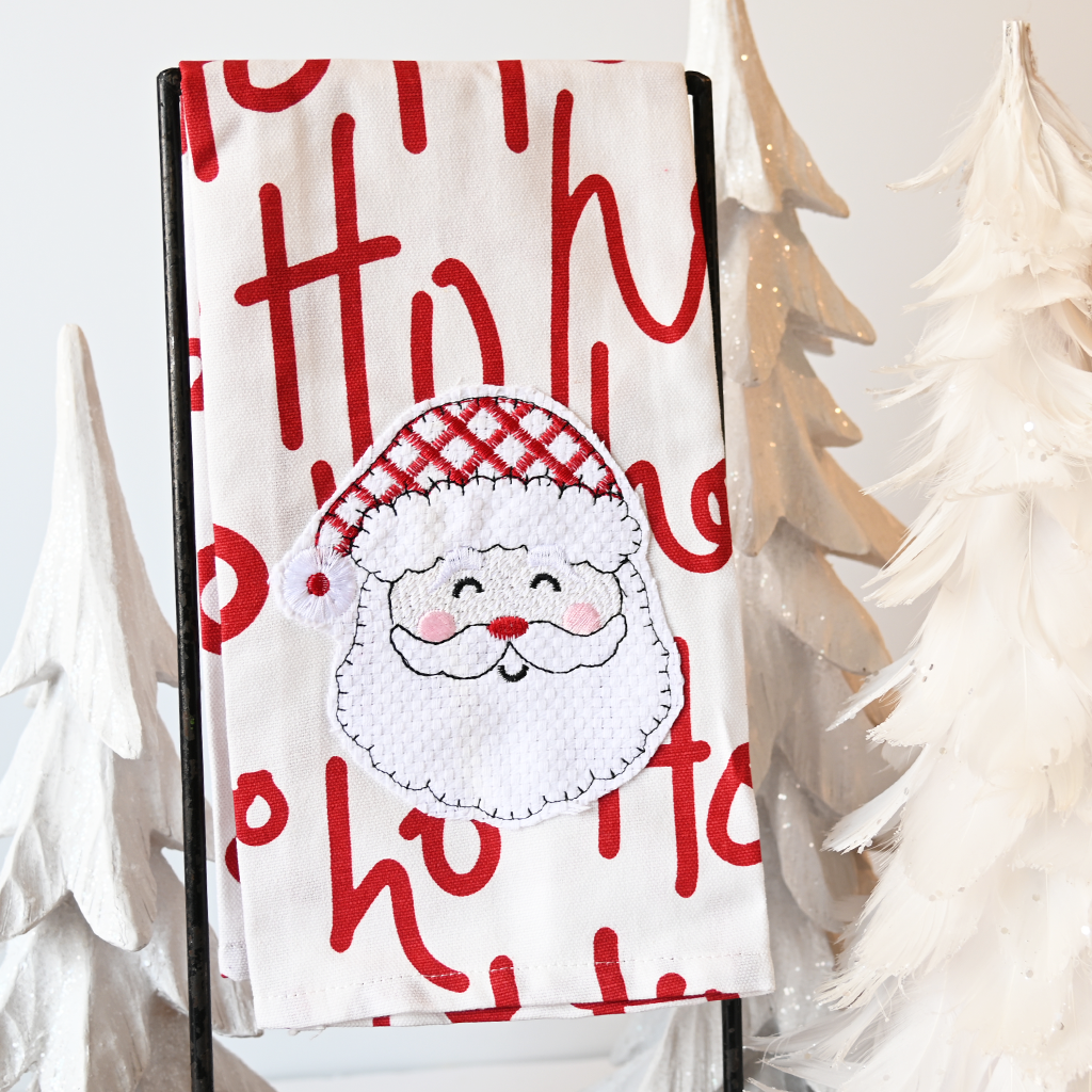 Santa Claus Hand Towel - TheMississippiGiftCompany.com