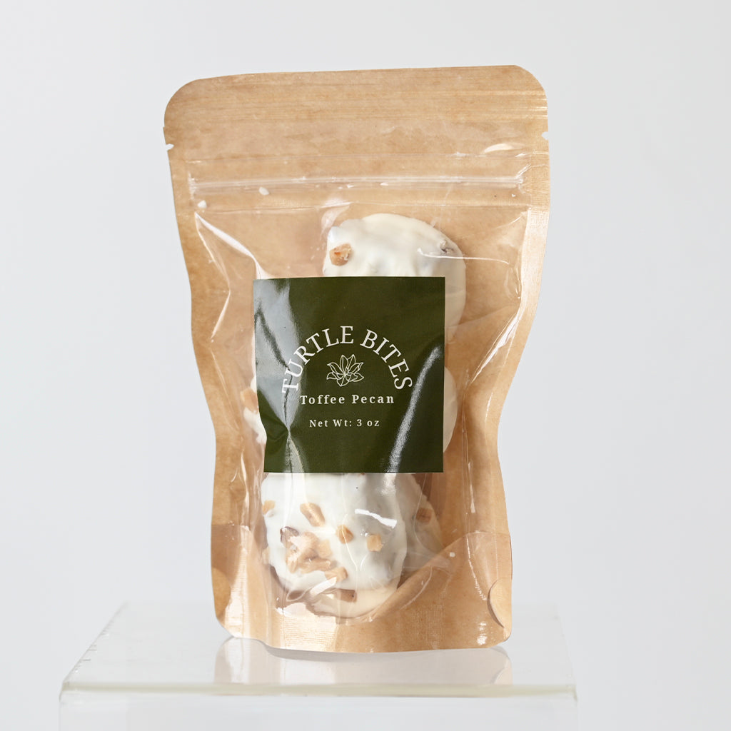 Pecan Turtle Bites with Toffee Btis