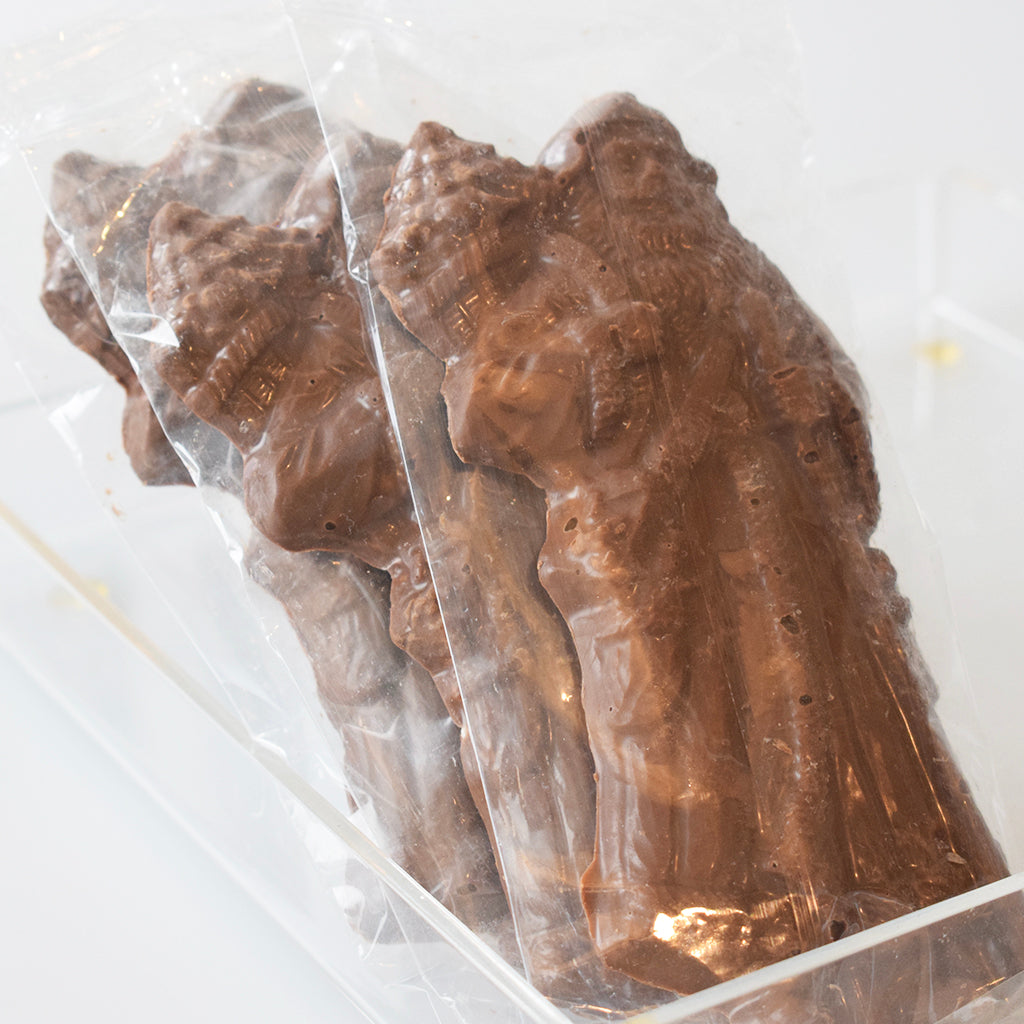 Milk Chocolate Santa - TheMississippiGiftCompany.com