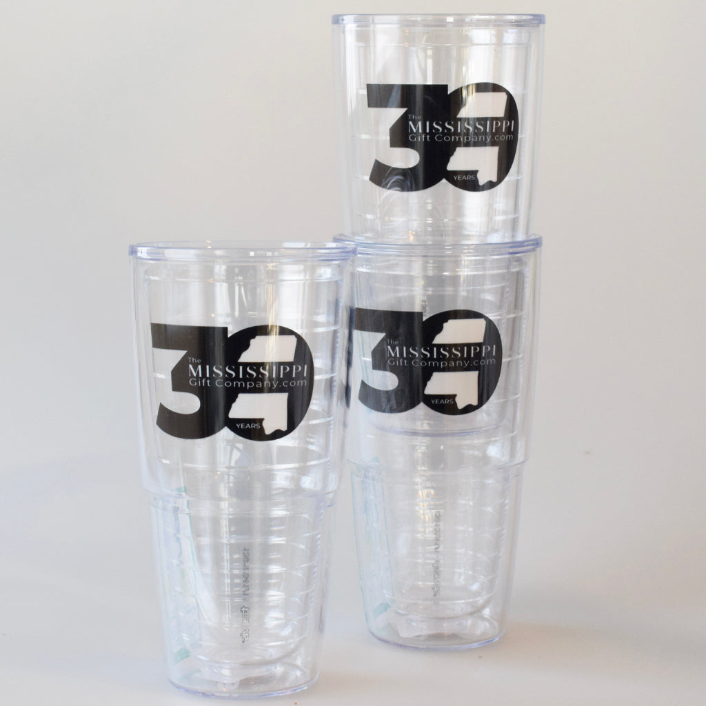 30th Year Anniversary Beer Can Glasses