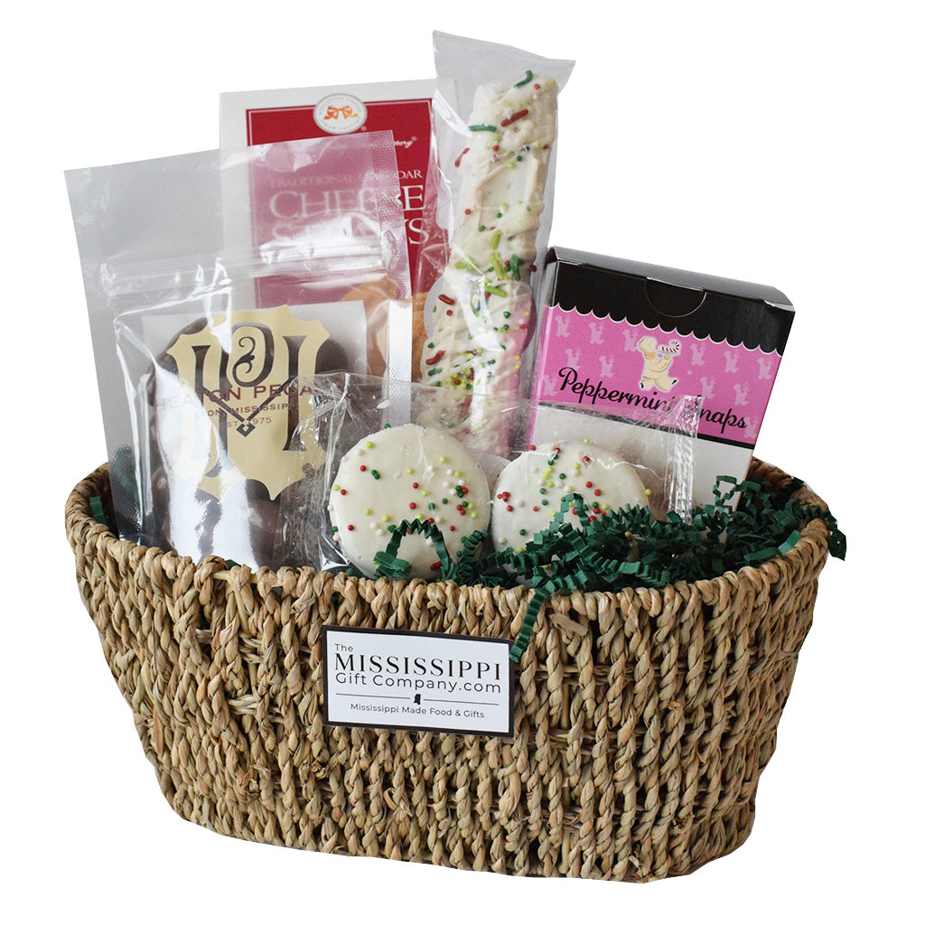 Christmas Elf Gift Basket 2 - TheMississippiGiftCompany.com