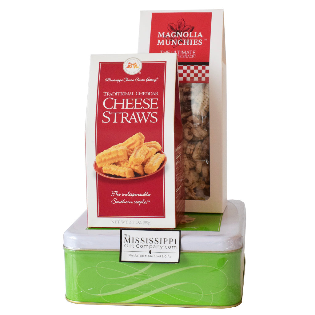 Christmas Munchies Gift Tower 2 - TheMississippiGiftCompany.com