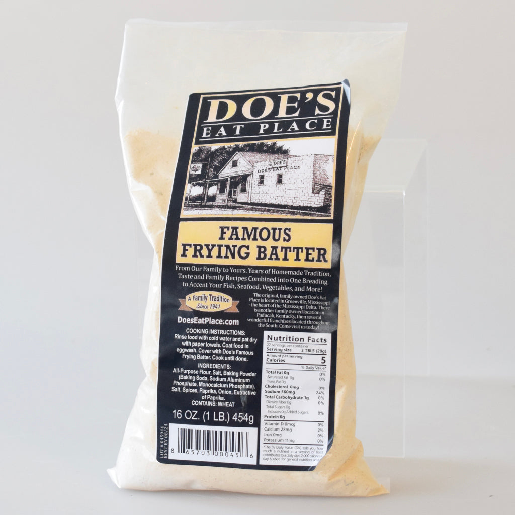 Doe's Famous Frying Batter - TheMississippiGiftCompany.com