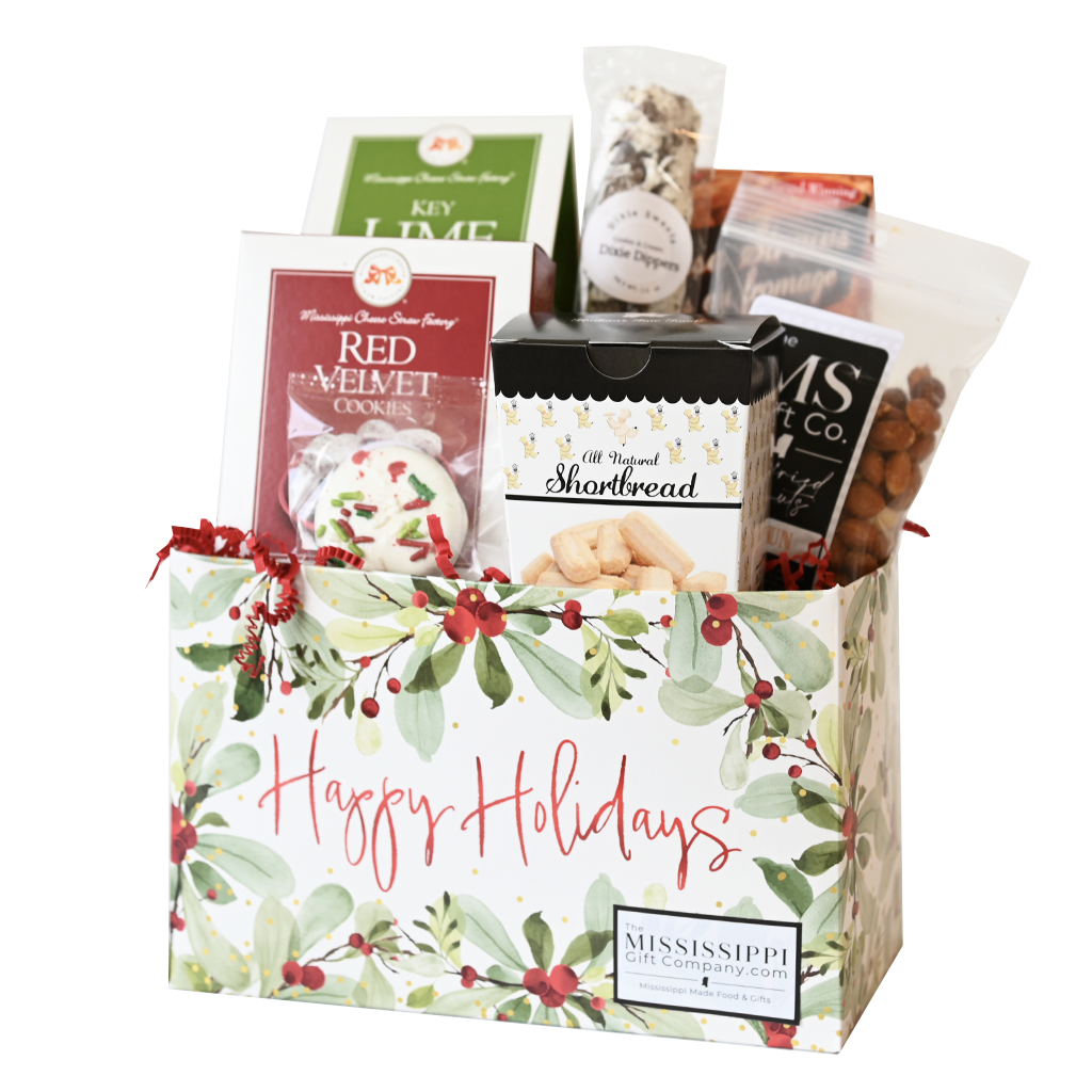 Happy Holidays Gift Box - TheMississippiGiftCompany.com