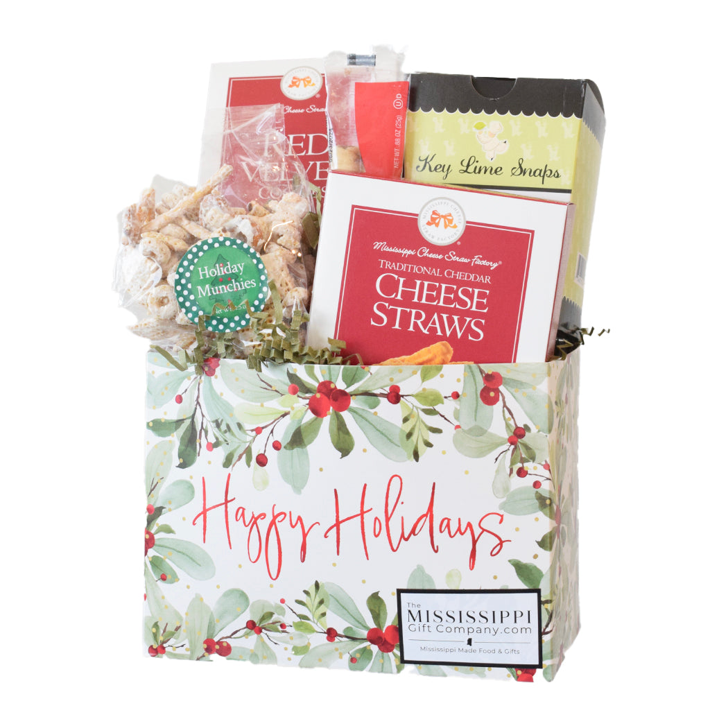 Happy Holidays Gift Box - TheMississippiGiftCompany.com