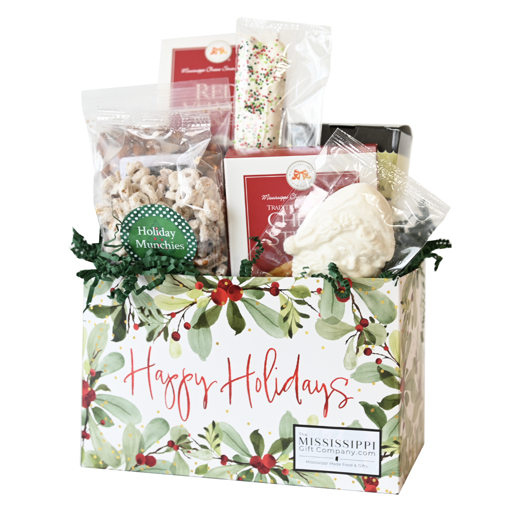 Happy Holidays Gift Box 2 - TheMississippiGiftCompany.com