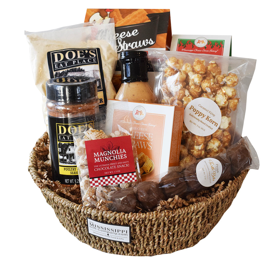 Large Gentleman's Gift Basket 2 - TheMississippiGiftCompany.com