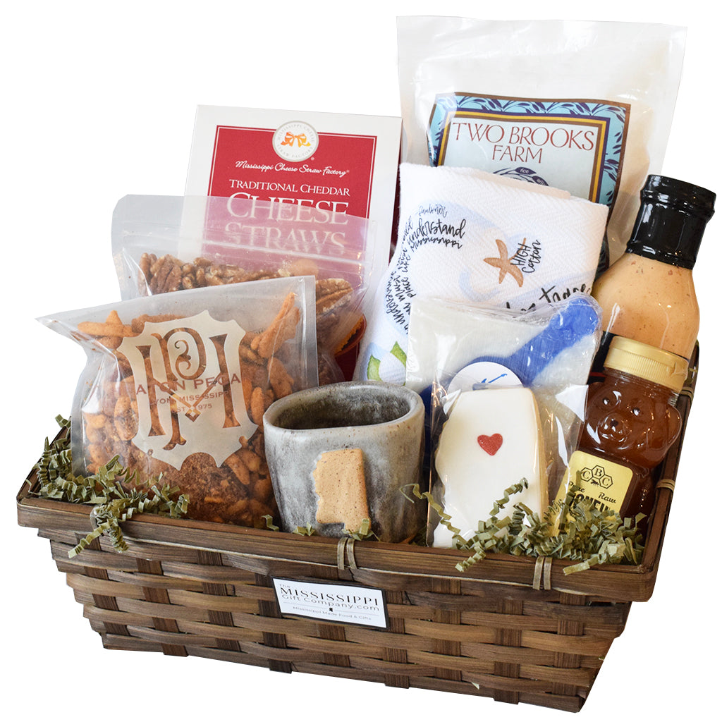 Mississippi Love Gift Basket - TheMississippiGiftCompany.com