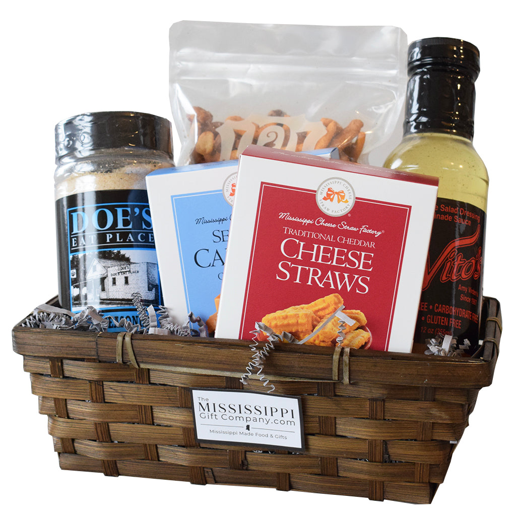 Taste of the Delta Basket - TheMississippiGiftCompany.com