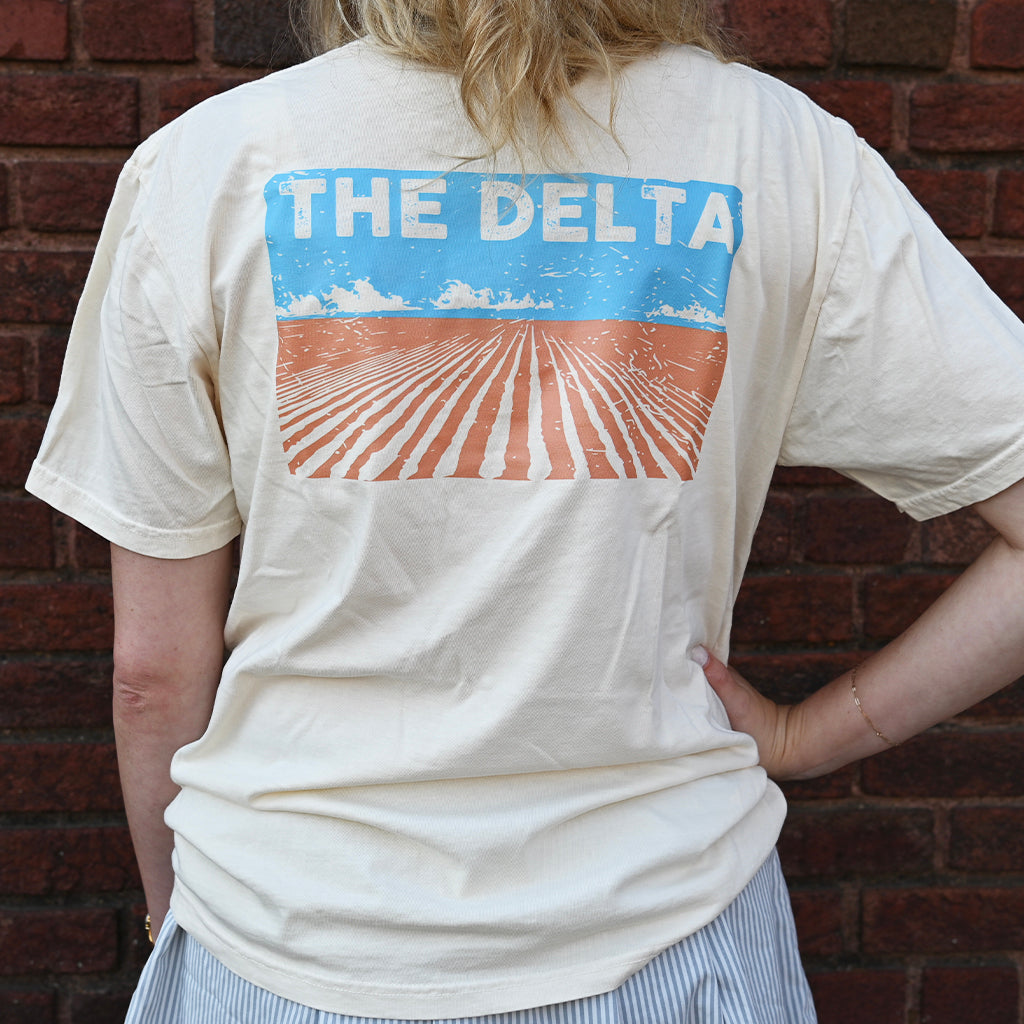 The Delta Farm Row T-Shirt - TheMississippiGiftCompany.com
