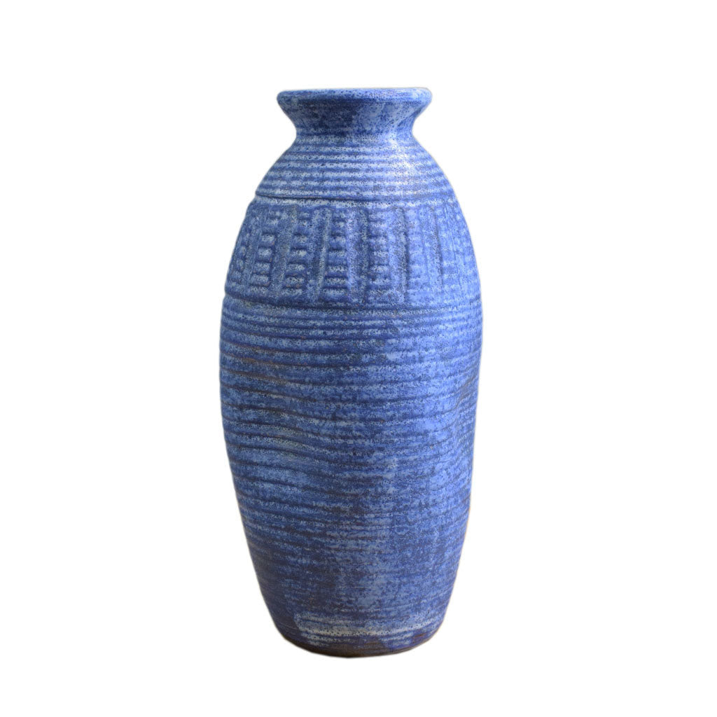 11"  Skinny Vase Blue - TheMississippiGiftCompany.com