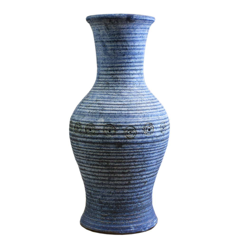 14.5" Vase Blue - TheMississippiGiftCompany.com