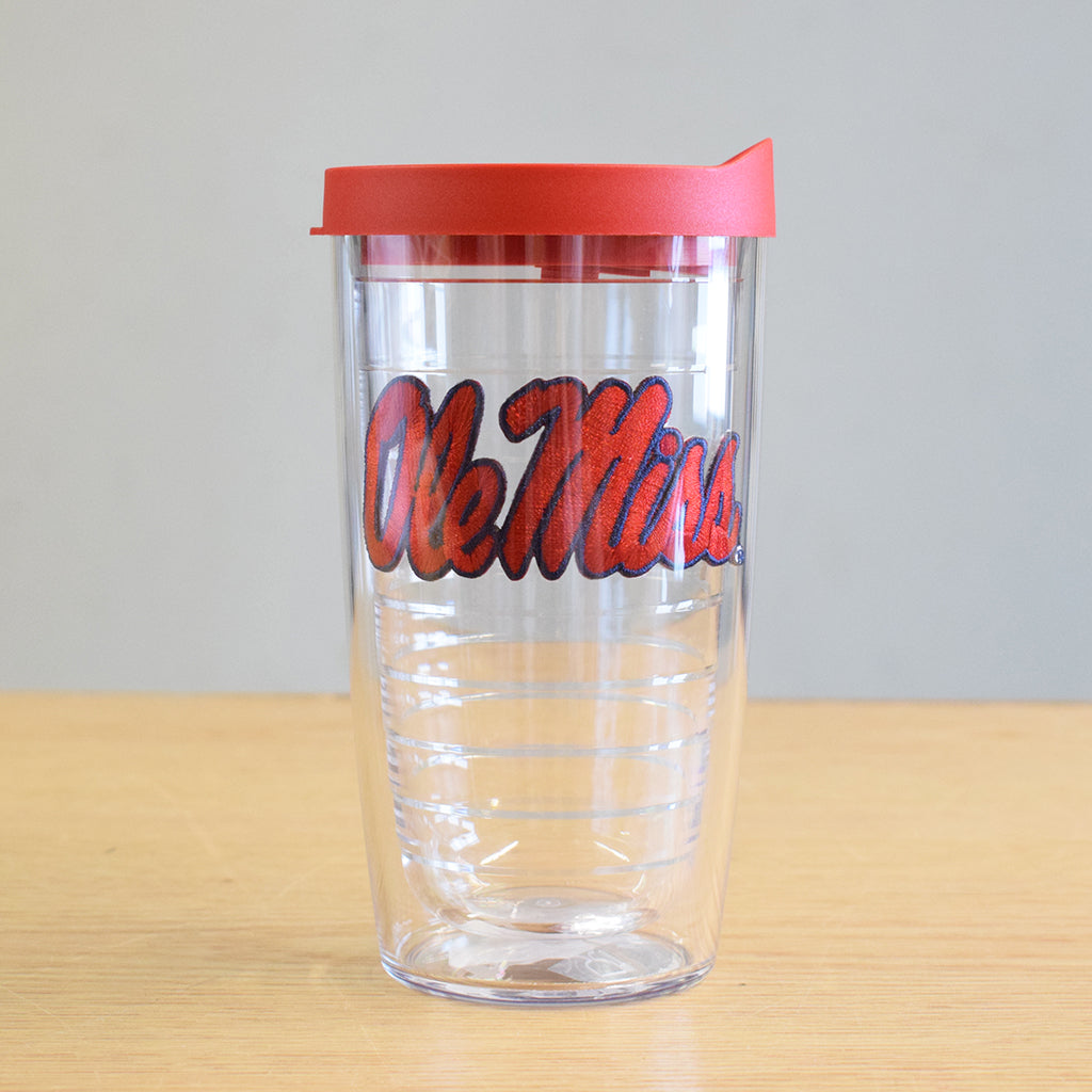 Ole Miss 16oz Logo Tervis Tumbler - TheMississippiGiftCompany.com