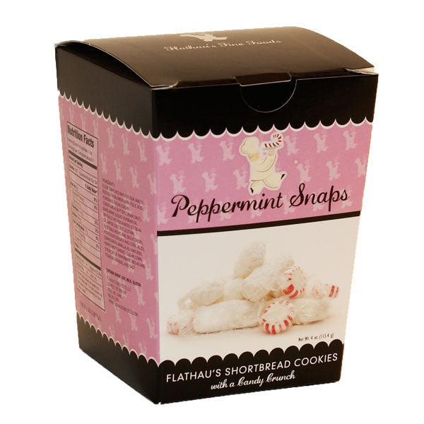 Peppermint Snaps Cookies- 4oz- - TheMississippiGiftCompany.com