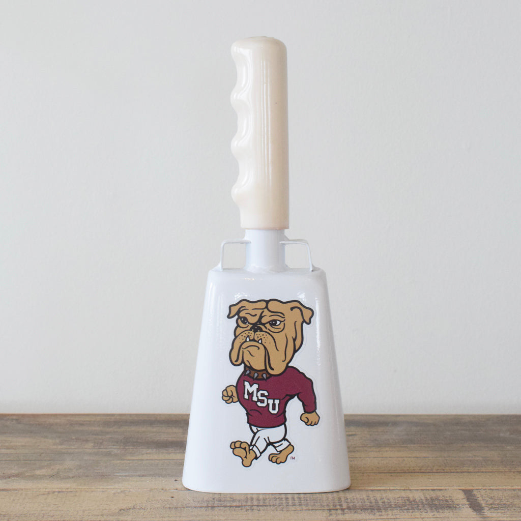 Medium White Cowbell- Walking Bully - TheMississippiGiftCompany.com