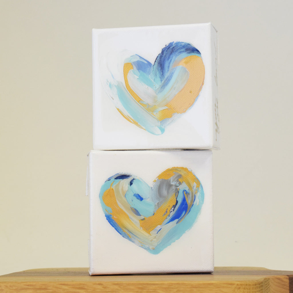 BJ Weeks 4x4 You Are Loved-Blue Multi - TheMississippiGiftCompany.com